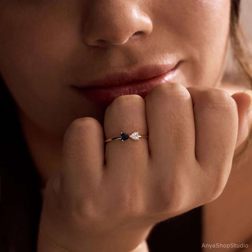 Bow Birthstone Ring