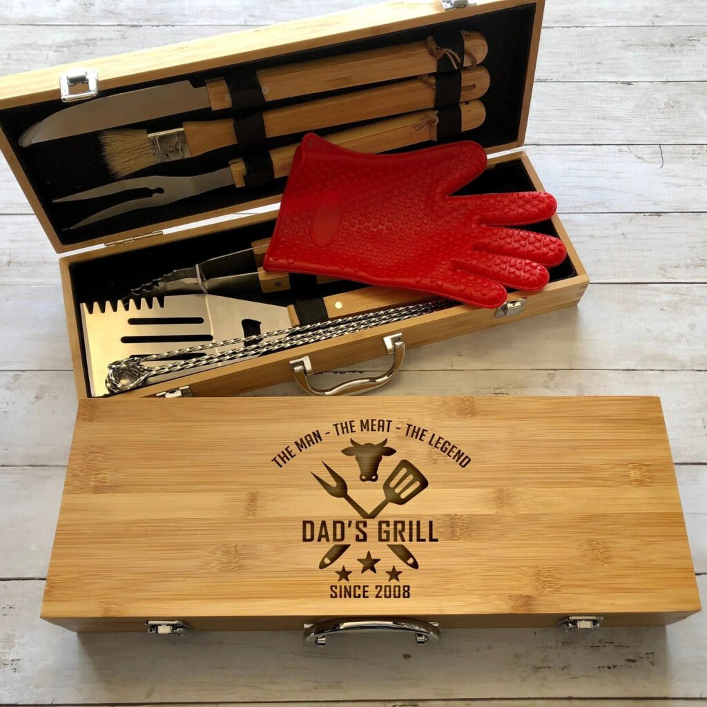 Engraved BBQ Set