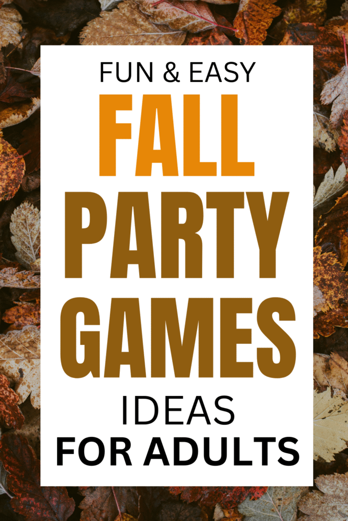 Fall Games for Adults