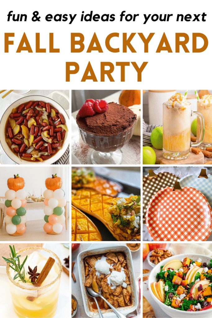 Fall backyard party ideas