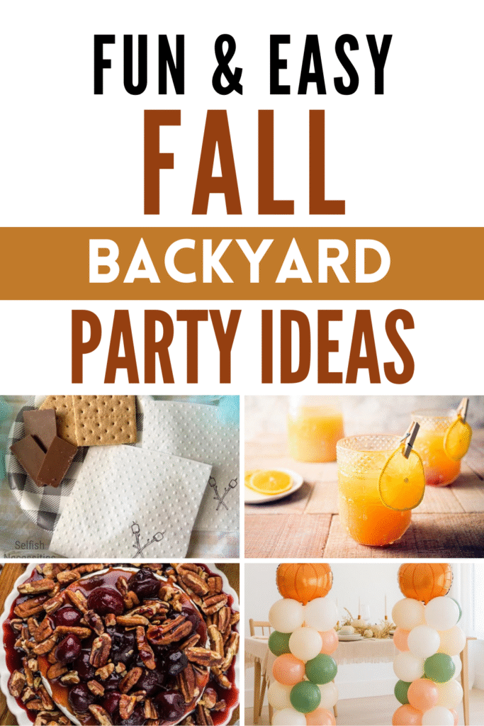 Fall backyard party ideas