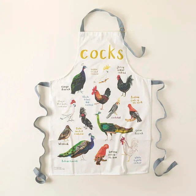 Fowl Language Apron