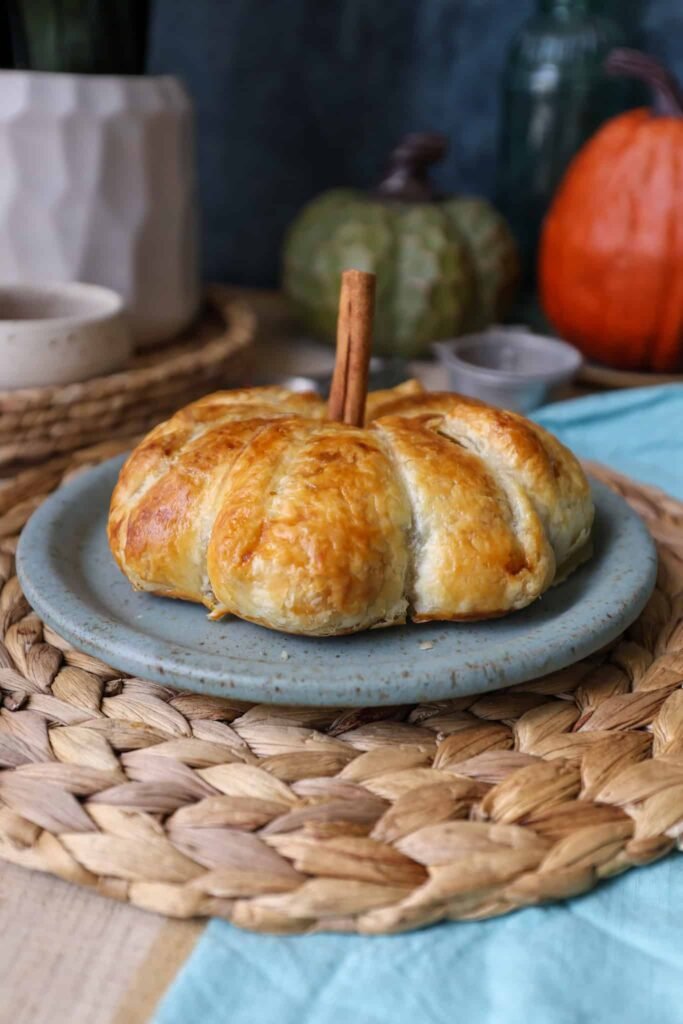 Pumpkin Shaped Baked Brie
