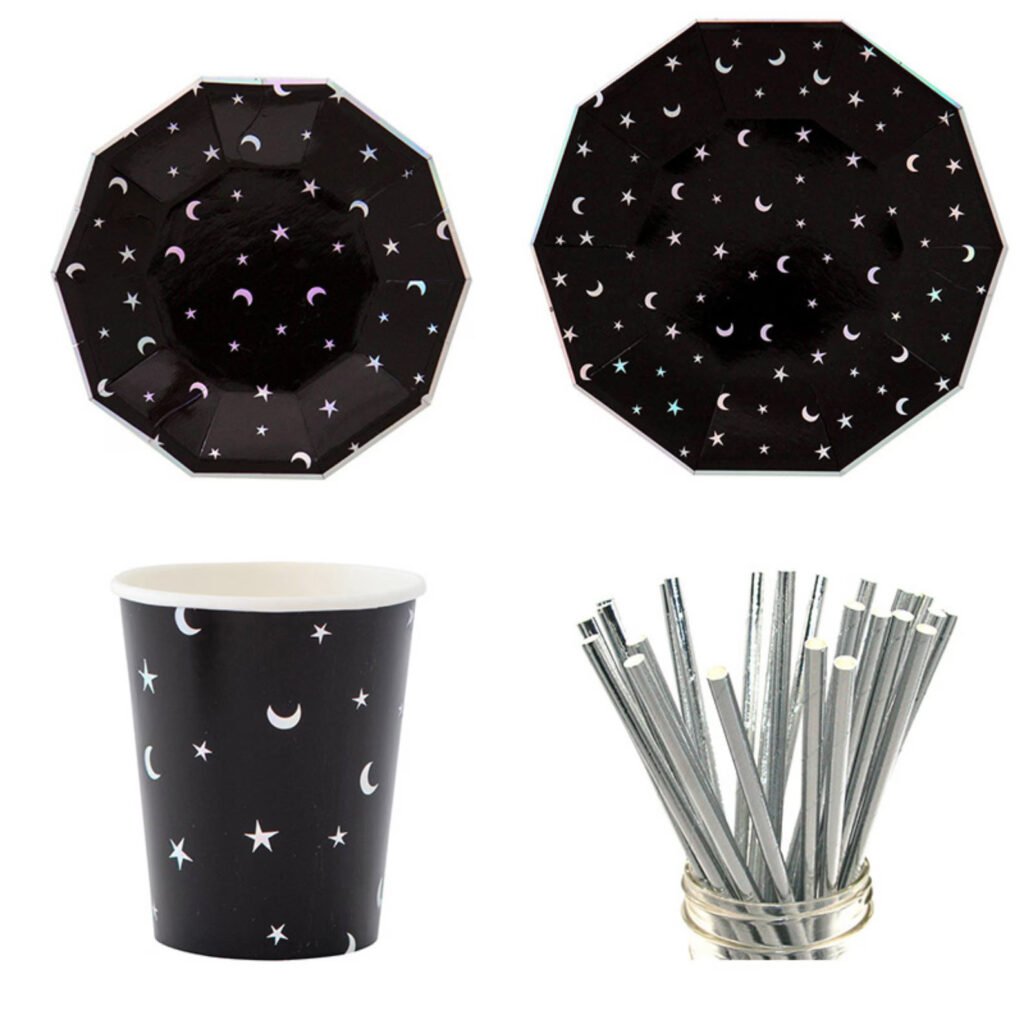 Stars and moons plates