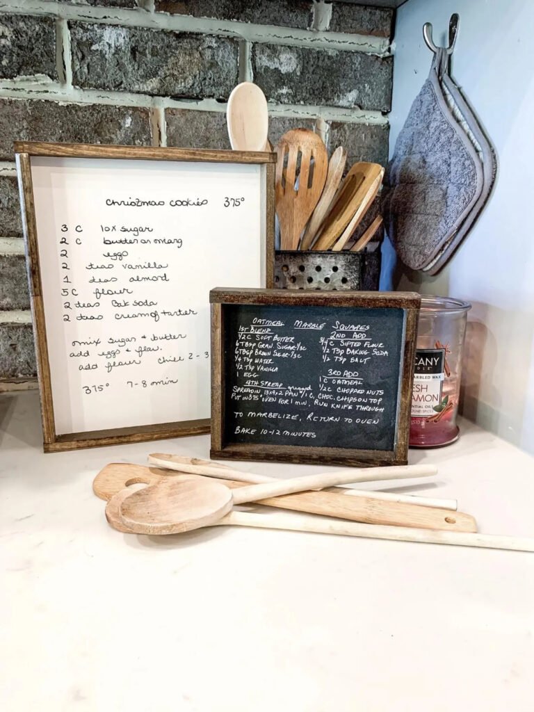 Handwritten Recipe Frame