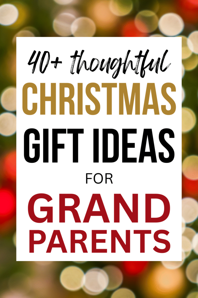Christmas Gift Ideas for Grandparents