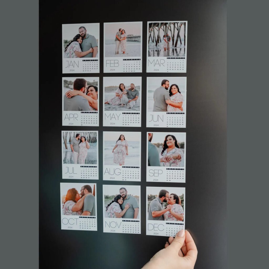 Custom Photo Magnet Calendar