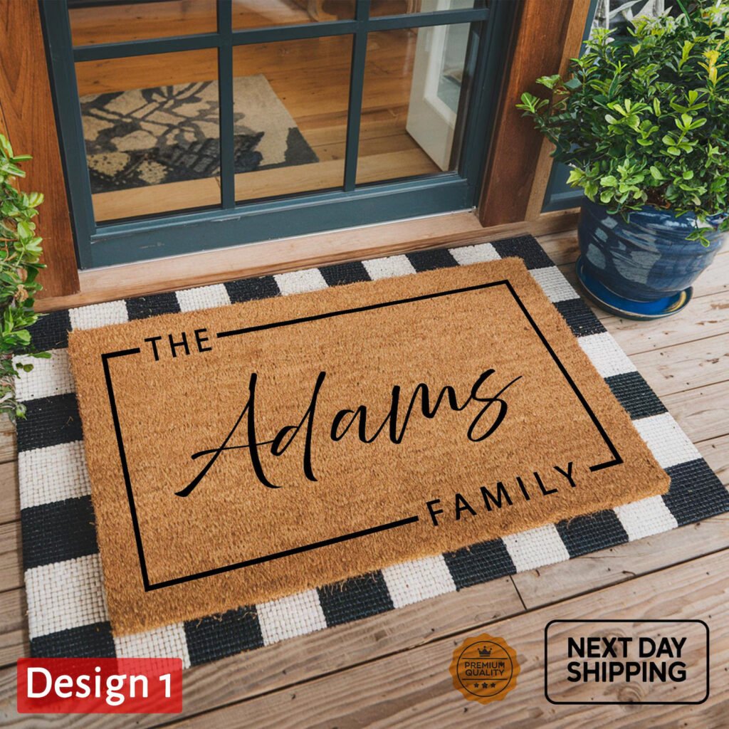 Custom welcome mats