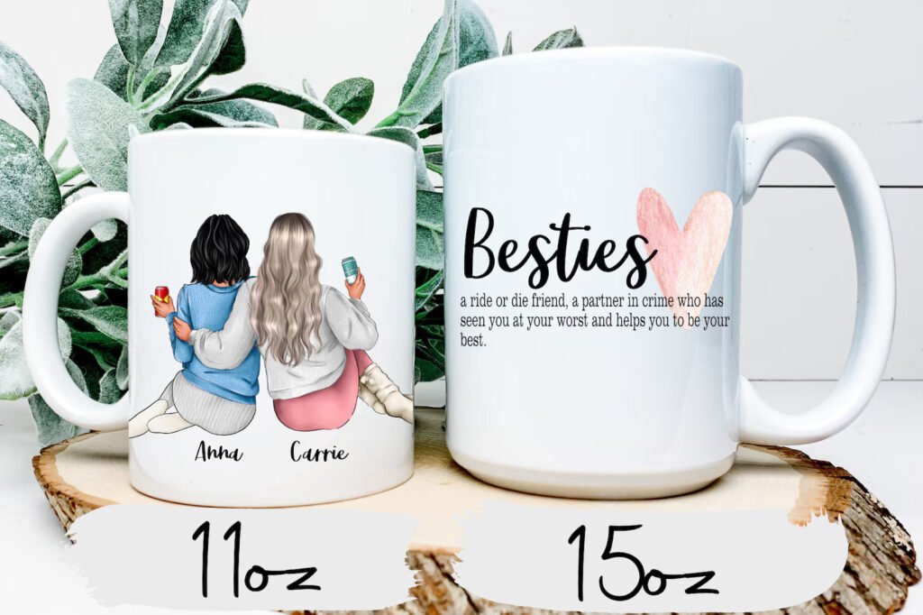 Personalized BFF Mug