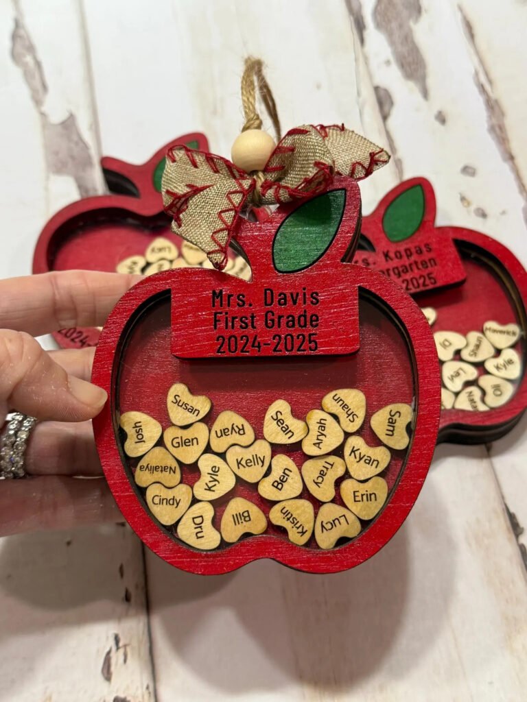 Personalized Christmas Ornament Gift for Teacher 2