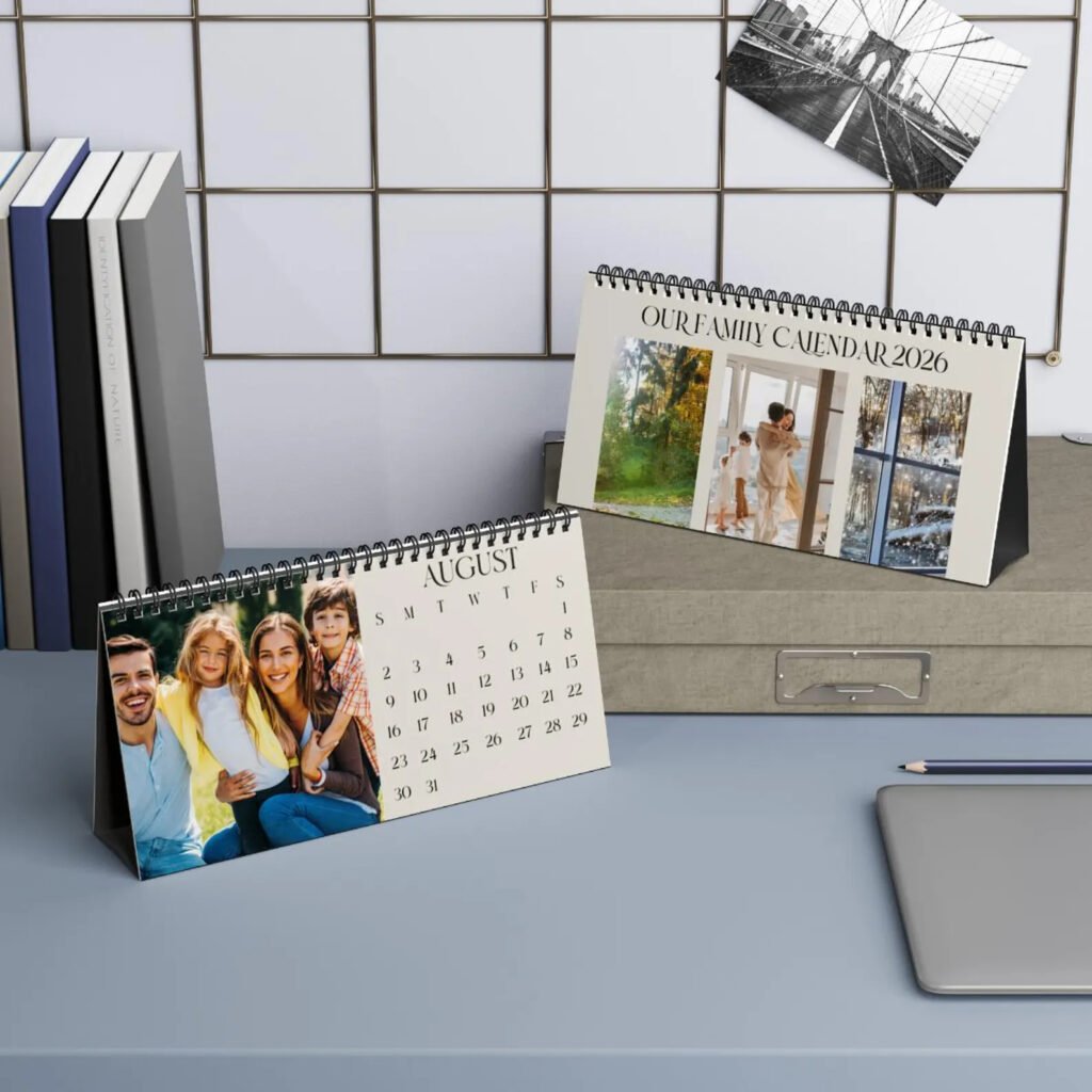 Personalized Family Desktop Calendar