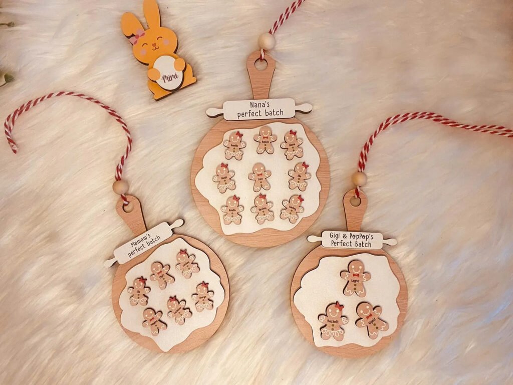 Personalized Gingerbread Christmas Ornament