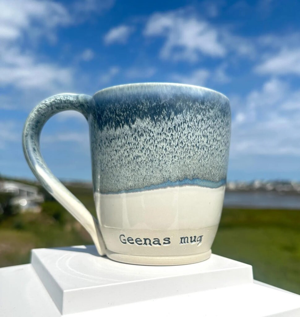 Personalized handmade ceramic mug