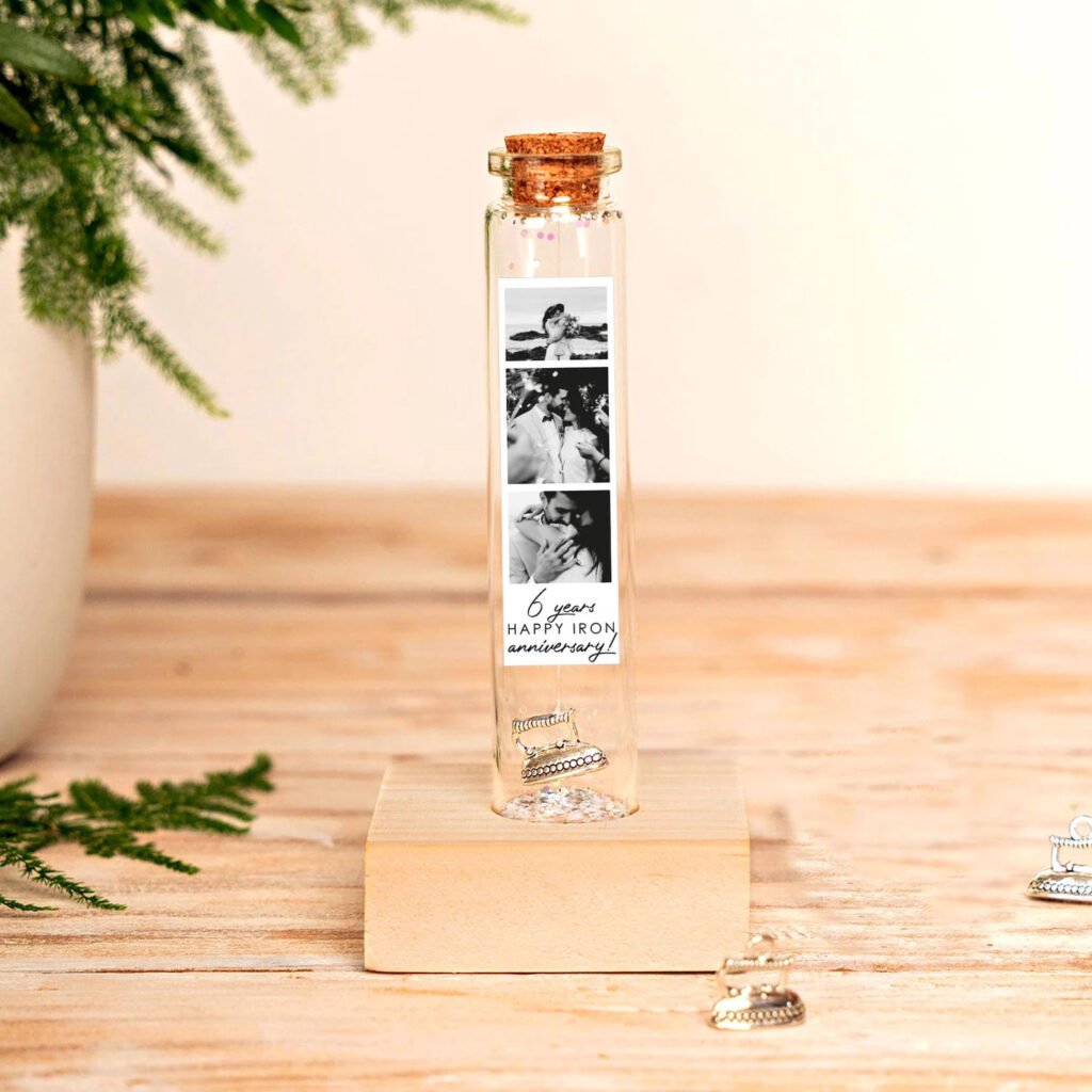 Miniature Iron with Photo Collage