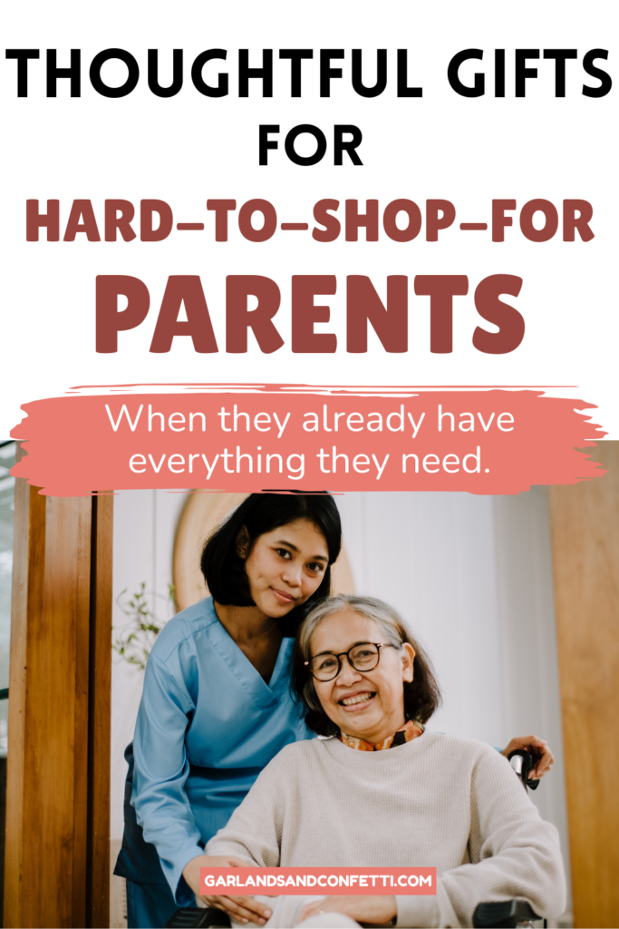 Experience gifts for parents