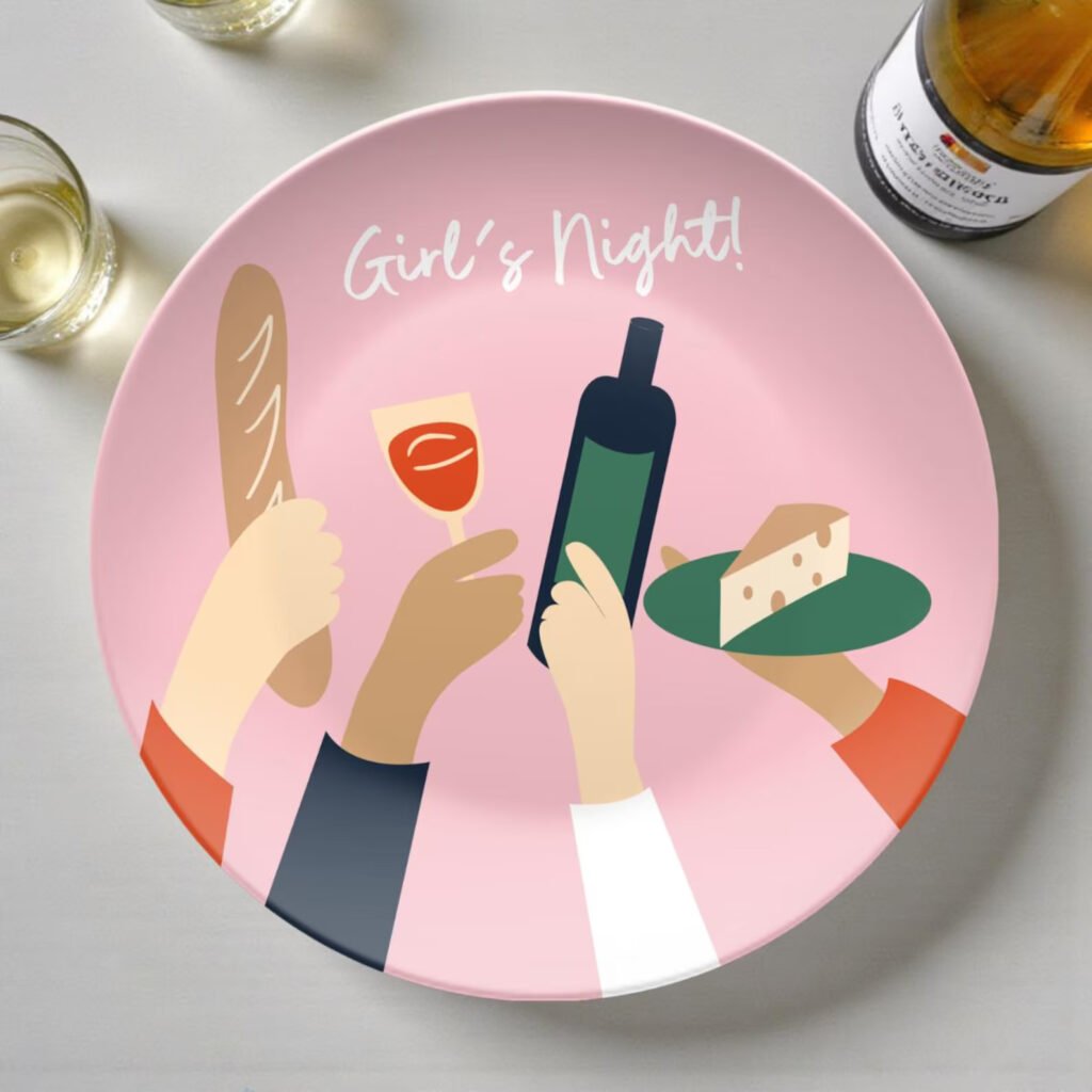 Girls Night Plate