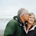 Older couple at the beach